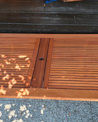 tavolo da giardino in legno