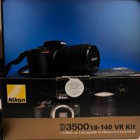 Nikon D3500 + Kit 18-140