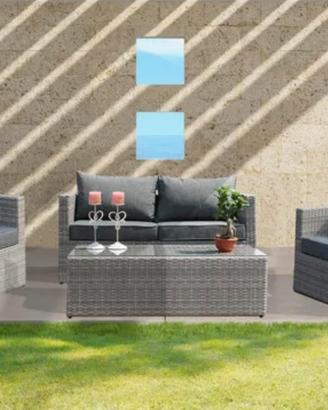 Set divano da esterno giardino terrazza