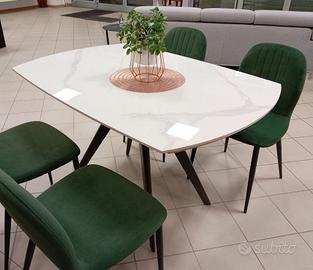 tavolo con piano girevole