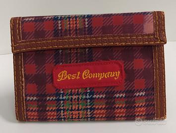 Portafoglio in tessuto best company originale vint