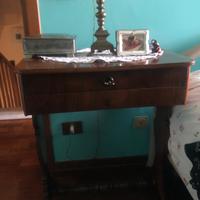 Tavolino lavoro antico XIX^