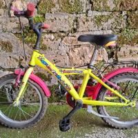 bicicletta mountain bike ruote da 16