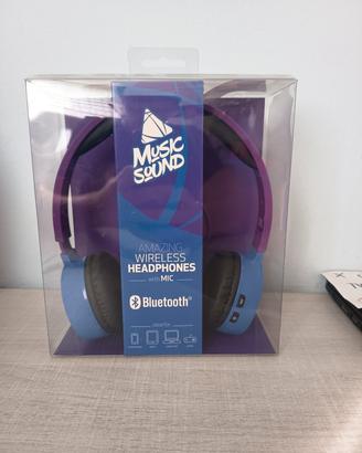 cuffie bluetooth music sound 