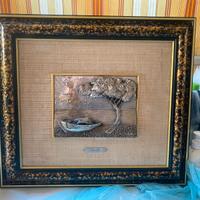 Quadri in fogli doro e argento