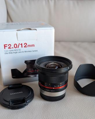 Samyang 12mm f/2 NCS CS Fujifilm X