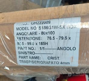 box doccia angolare NUOVO