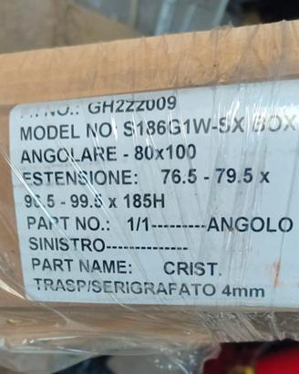 box doccia angolare NUOVO