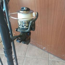 Canne da carpfisching  con fodero e guadino