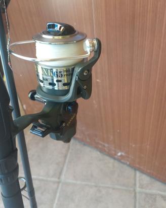 Canne da carpfisching  con fodero e guadino