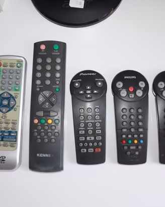 TELECOMANDO TV USATO VINTAGE ORIGINALE ENTRA E SCE