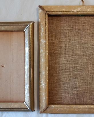 Set 2 cornici Vintage anni '40 - '50
