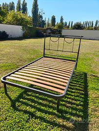 Letto in ferro battuto 1 piazza 1/2