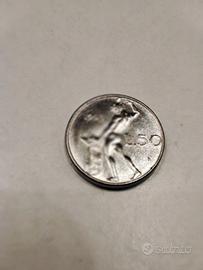 rara moneta 50 lire micro 1993