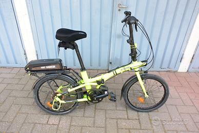TILT500 B-twin e-bike pieghevole 250W *GIALLA FLUO