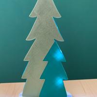 Alberello Natale illuminato 3D