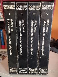 Dossier guerra 1933/1945. Quattro fascicoli.
