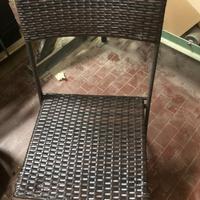 Sedia da giardino in rattan