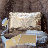 Borsa Michael Kors oro specchiata