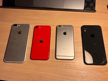 Lotto 4 iPhone (XR, 7 Plus, SE, 6)