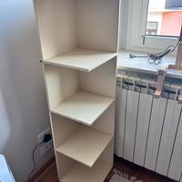 Scaffale a cubo (120 cm + mensola (92cm) - panna