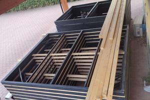 Tettoia/copertura semi nuova componibile