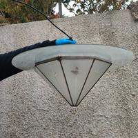 Lampadario in stile Tiffany,in vetro originale