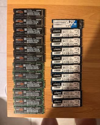 22 SSD M.2 Samsung/Kingston/WD 500GB-1TB ottimi