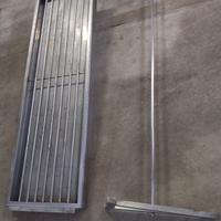 mensola tubolare inox