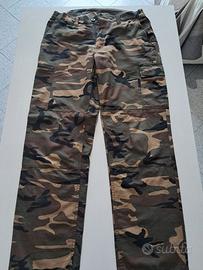 Pantalone Cargo Mimetico Woodland (x2)