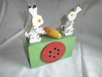 GIOCATTOLO in legno con CARILLON - Primi '900