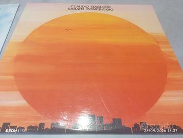 Vinile Claudio Baglioni Sabato Pomeriggio RCA