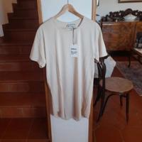 T-shirt beige in cotone No Perfect