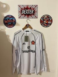 T-shirt Balenciaga Paris 10 Football bianca tg. S