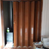 porta scorrevole in legno mogano