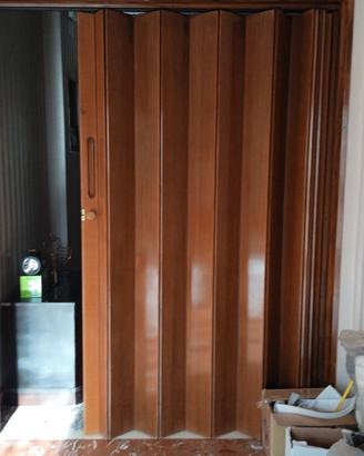 porta scorrevole in legno mogano