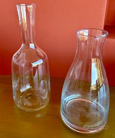2 caraffe in vetro