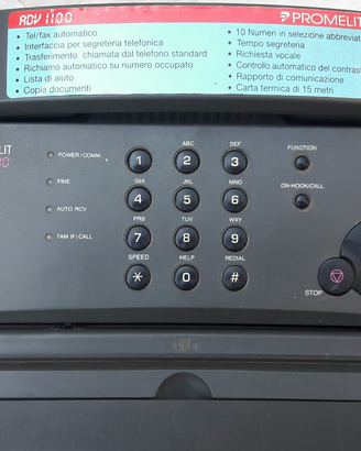 Telefono fax promelit adv 1100