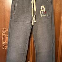 A&F PANTALONE INVERNALE FELPATO GRIGIO