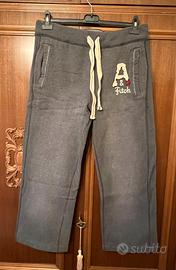 A&F PANTALONE INVERNALE FELPATO GRIGIO
