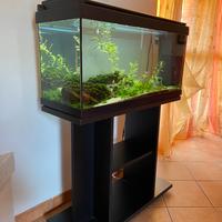 Acquario Milo 80 da 93 litri nero