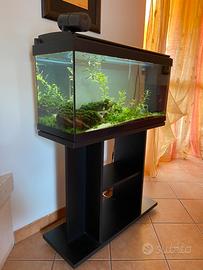 Acquario Milo 80 da 93 litri nero