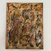 Quadro astratto materico stucco e acrilico su tela