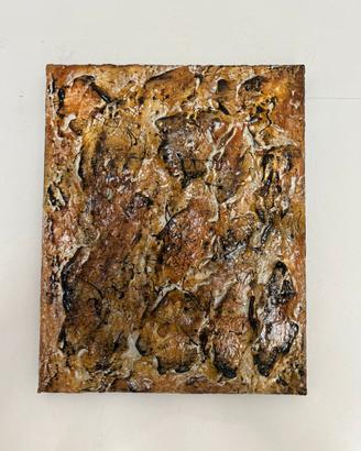 Quadro astratto materico stucco e acrilico su tela