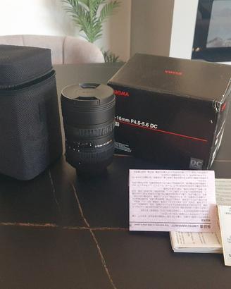 obiettivo sigma 8-16 per nikon