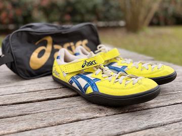 Scarpe lancio Asics atletica n. 45 (US 11)