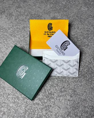 Portacarte Goyard Saint Sulpice Bianco – Elegante