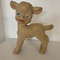 Pupazzo pirelli gomma pecora giocattolo vintage