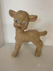 Pupazzo pirelli gomma pecora giocattolo vintage