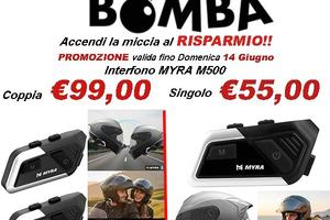 INTERFONI DOPPIO - SINGOLO MYRA M500 PER CASCO MOT
